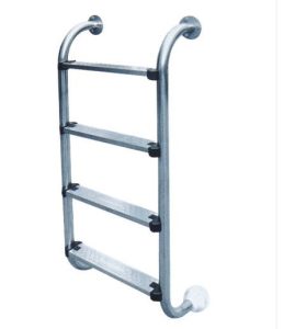 4 Steps 1.0mm Stainless Steel Swimming Pool Ladder