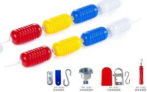 Spirality Shape Scratch Proof 25m Swimming Pool Lane Ropes