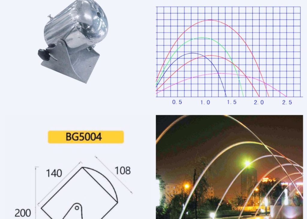 5004 1m Distance 3000 L/H 14mm Laminar Jet Fountain Nozzle