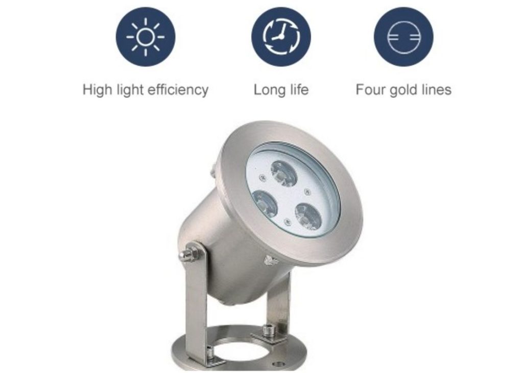 Pool Fountain 7000K 3W Waterproof Underwater LED Lights