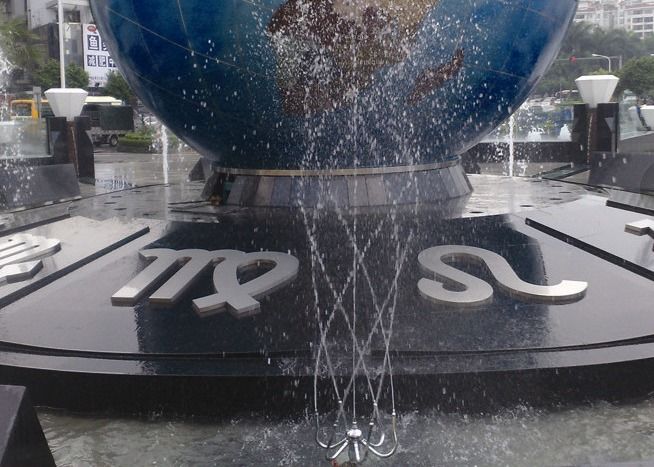 Chrome Pool Fountain Accessories 1.5" DN40 Rotating Nozzle