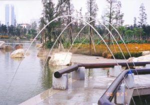 6000 L/H 20mm Laminar Fountain Nozzle With 9W LED RGB Lamp