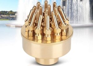 Brass DN40 1 1/2" 3 Layers Blossom Fountain Jet Nozzle