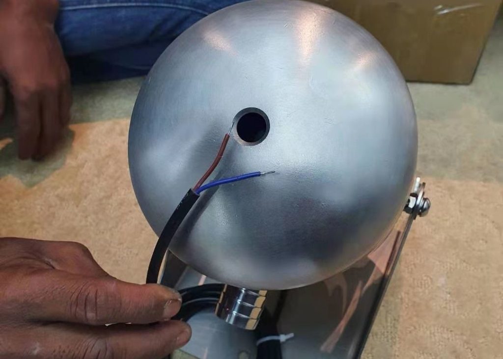 4M3/H Stainless Steel Fountain Laminar Jet 3x3W LED RGB Lighting