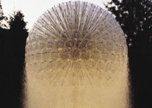 Brass Chrome Pool Fountain Accessories SS 304 Crystal Ball Jet