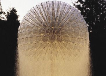 Brass Chrome Pool Fountain Accessories SS 304 Crystal Ball Jet