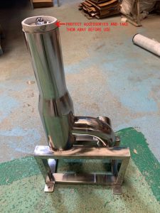 Stainless Steel 304 Fountain Nozzle Multi Changeable Fountain Jet