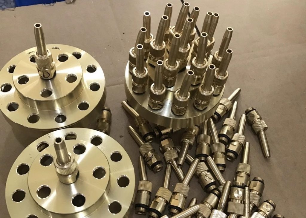 2" Brass Flower Blossom Water Fountain Jet 25m3/H Graphic Design